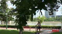 PornWorld - Lynna Nilsson - Brazen blonde sucks and fucks BBC after they collide in the car park GP3194 BTS