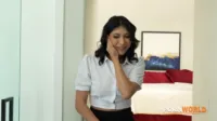 PornWorld - Penelope Woods - Hotel room attendant gets covered in cum after fucking BBC guest - GP3328 BTS
