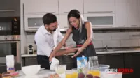 PornWorld - Veronica Leal - Gorgeous TV host stops filming to enjoy a DP threesome GP3105
