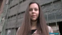 Public Agent - Abrill Gerald brunette babe with stunning figure fucks for cash