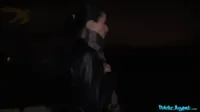 Public Agent - Ali Bordeaux Night time outdoor sex at the station