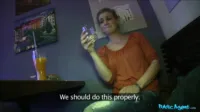 Public Agent - Ally blonde thinks she's getting her ass pounded by a soccer player