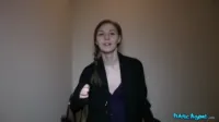 Public Agent - Ariandra oily tall Russian bends over for cash