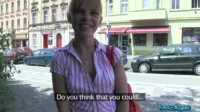 Public Agent - Baby Dream stranger picks up gymnist for a flexible fuck