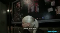 Public Agent - Blanche Bradburry blonde fills her pussy with stranger's cock on a train