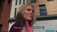 Public Agent - Claudia Macc office eye candy fucked next to the river