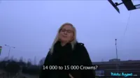 Public Agent - Emilia Sweet curvy blonde takes all of stranger's cock deep inside her pussy