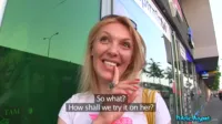 Public Agent - Gina Momelli fake TV producers convince hot blonde to suck them both off