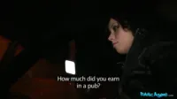 Public Agent - Ilona Oolo sexy hitchhiker bends over for cash