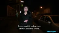 Public Agent - Kirschley swoon dark haired woman takes stranger's full load in public