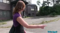 Public Agent - Lena Dark brunette having outdoors sex in the bushes