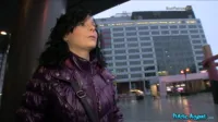 Public Agent - Maggie Nessy fake movie producer casts brunette to fuck his cock