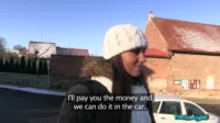 Public Agent - Mea Melone sexy pornstar rides dick for cash