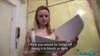 Public Agent - Michaela Bottas fake electrician takes blonde's blowjob lips for a ride