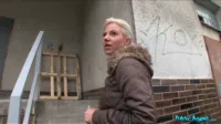 Public Agent - Nathaly Cherie boyfriend's hot blonde has another man's cock in her mouth