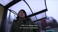 Public Agent - Petty Cat MILF at bus stop takes stranger's cum to pay rent