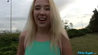 Public Agent - Samantha Rone American cutie fucks big cock outdoors