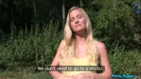 Public Agent - Sicilia model petite blonde with tight pussy love a big cock