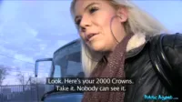 Public Agent - Vanessa time 18 year old blonde takes a dick full of cum to pay for a new phone