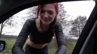 Marryfox / Marryfucks - Public Autobahn-Rastplatz Fick mit Spermawalk
