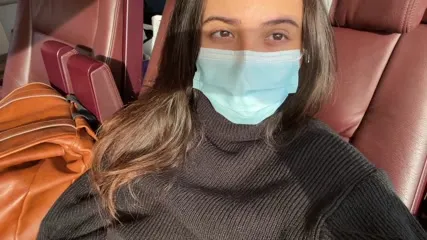 Ariana Van X - Public masturbating on the train