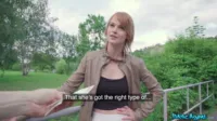 Public Agent - Redhead fucked in a tunnel