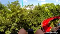 Roxy Raye - Public theme park lesbian