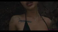 Sanktor - Katrinka Gee - Skinny tattooed girl masturbates on the beach