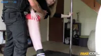 Satine Spark - Pole Dance Slut Fucks Uniformed Cop 1080p