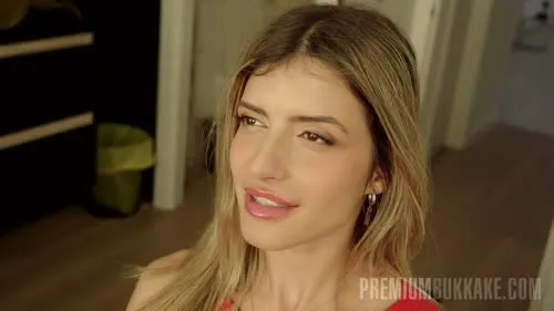 PremiumBukkake - Serena Gomes #1 - Bukkake - Behind the scenes