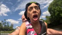 Bianca Bangs - Sexy Latina Bianca Bangs gets fucked on a sunny day on top of a jet ski