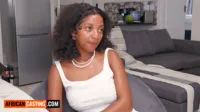 AfricanCasting / Africansextrip / Latinafucktour / blackfucktour / facefucktour / africanfucktour - Shy daddy's girl and aspiring chef Medina Gandara gets slutified at her first casting