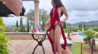Watch4Beauty - Sky Moon - Special dildo backstage video
