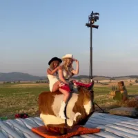 Sydney Sweeney - Slo-mo bull riding