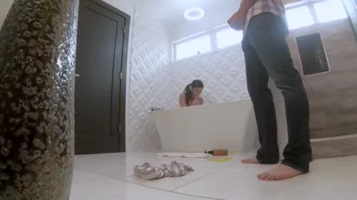 Emily Willis - Sneaky stepfather with Emily Willis - SpyFam