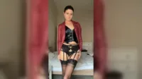 Gina Gerson - Solo latex and pissing