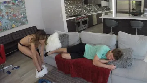 Dillion Harper - Step-sister curious about step-brothers cock with Dillion H