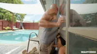 Harley Dean - Sucking dick on the ladder