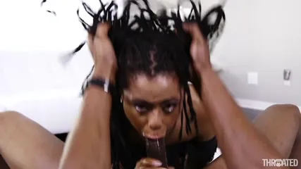 Kira Noir - Throated - Kira noir - Ebony throat vs monster cock