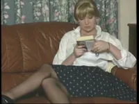 Fiona Cooper (Vintage British JOI) - V543 Camille cute married blond - bet she made hubby proud as she opened her legs for some cock on camera like a good whore
