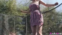 Wankitnow - Mercedes trampoline tits