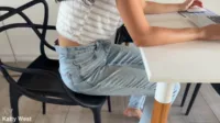 Katty West - Wetting jeans desperation