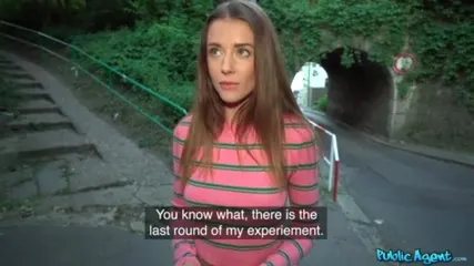Public Agent - Sybil concorda em participar de um experimento social de sexo em troca de algum dinheiro - agente